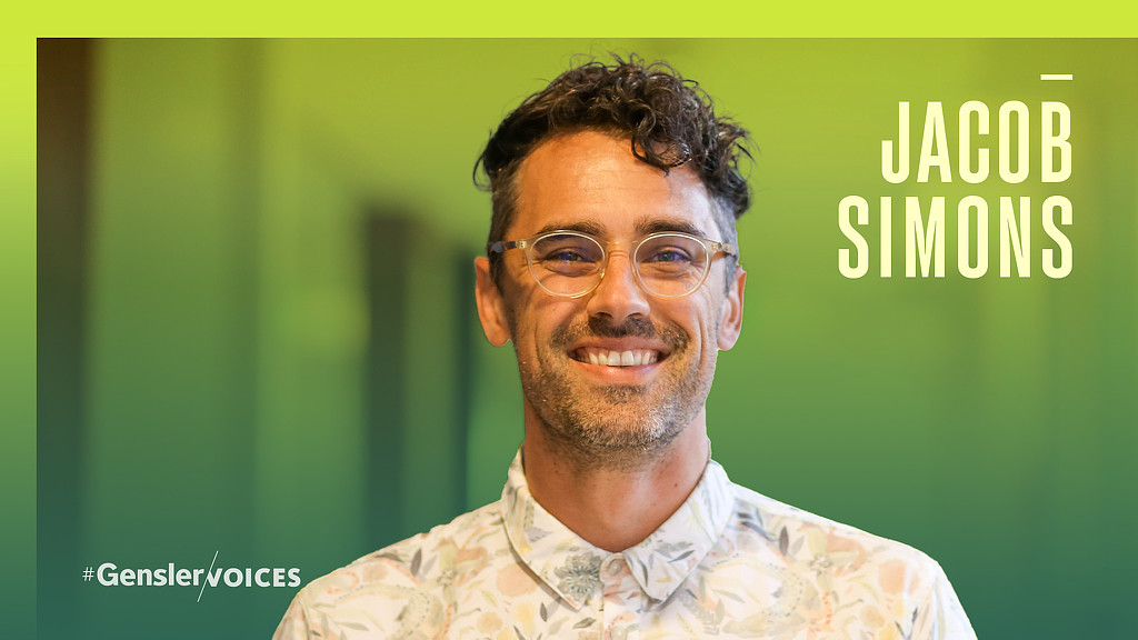 A man wearing glasses.